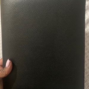 Cloth & paper agenda folio in large